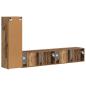 Preview: TV-Schrankset Wandmontiert 2 pcs Altholz Holzwerkstoff