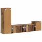 Preview: TV-Schrankset Wandmontiert 4 pcs Altholz Holzwerkstoff