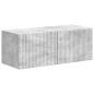 Preview: TV-Schrankset Wandmontiert 3 pcs Beton Grau Holzwerkstoff