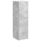 Preview: TV-Schrankset Wandmontiert 3 pcs Beton Grau Holzwerkstoff