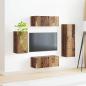 Preview: TV-Schrankset Wandmontiert 3 pcs Altholz Holzwerkstoff