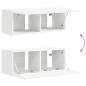 Preview: TV-Schrankset Wandmontiert 3 pcs Weiß Holzwerkstoff