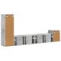 Preview: TV-Schrankset Wandmontiert 3 pcs Beton Grau Holzwerkstoff