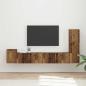 Preview: ARDEBO.de - TV-Schrankset Wandmontiert 3 pcs Altholz Holzwerkstoff