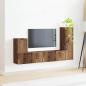Preview: TV-Schrankset Wandmontiert 3 pcs Altholz Holzwerkstoff