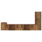 Preview: TV-Schrankset Wandmontiert 3 pcs Altholz Holzwerkstoff