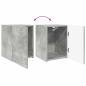 Preview: TV-Schrankset Wandmontiert 4 pcs Beton Grau Holzwerkstoff