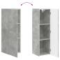 Preview: TV-Schrankset Wandmontiert 4 pcs Beton Grau Holzwerkstoff