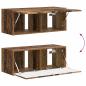 Preview: TV-Schrankset Wandmontiert 4 pcs Altholz Holzwerkstoff