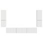 Preview: TV-Schrankset Wandmontiert 4 pcs Weiß Holzwerkstoff