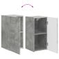 Preview: TV-Schrankset Wandmontiert 4 pcs Beton Grau Holzwerkstoff