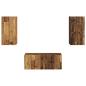 Preview: TV-Schrankset Wandmontiert 6 pcs Altholz Holzwerkstoff