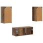 Preview: TV-Schrankset Wandmontiert 6 pcs Altholz Holzwerkstoff