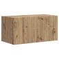Preview: ARDEBO.de - TV-Schrankset 4 pcs Geräucherte Eiche Holzwerkstoff