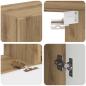 Preview: TV-Schrankset 4 pcs Geräucherte Eiche Holzwerkstoff