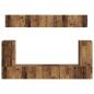 Preview: TV-Schrankset Wandmontiert 5 pcs Altholz Holzwerkstoff