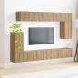 Preview: TV-Schrankset Wandmontiert 5 pcs Artisan-Eiche Holzwerkstoff