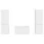 Preview: 3 pcs Hochglanz Weiß