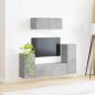 Preview: ARDEBO.de - 4 pcs Beton Grau