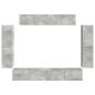 Preview: 4 pcs Beton Grau