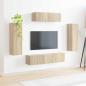 Preview: ARDEBO.de - 3 pcs Sonoma-Eiche
