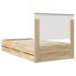 Preview: Bettrahmen Sonoma-Eiche 100 x 200 cm Ingenieurs Holz