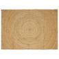 Preview: ARDEBO.de - Teppich Braun 160 x 230 cm Jute