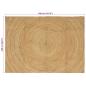 Preview: Teppich Braun 240 x 340 cm Jute