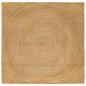 Preview: ARDEBO.de - Teppich Braun 300 x 300 cm Jute
