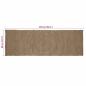Preview: Teppich Grau 80 x 250 cm Jute