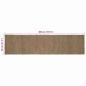 Preview: Teppich Grau 80 x 400 cm Jute