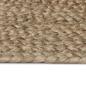Preview: Teppich Grau 200 x 290 cm Jute