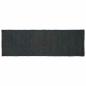 Preview: ARDEBO.de - Teppich Dunkelgrau 80 x 200 cm Jute