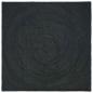 Preview: ARDEBO.de - Teppich Dunkelgrau 300 x 300 cm Jute
