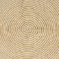 Preview: Bereichsteppich Weiß 160 x 230 cm Jute