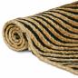 Preview: Teppich Natürlich und Schwarz 60 x 110 cm Jute