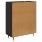 Preview: Sideboard Schwarz Eichen-Optik 69,5 x 34 x 90 cm Holzwerkstoff