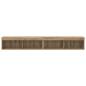 Preview: TV-Wandregale Panama 2 pcs Artisan-Eiche 100 x 30 x 30 cm