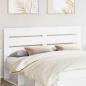 Preview: ARDEBO.de - Kopfteil mit Kopfteil Weiß 160 cm Holzwerkstoff