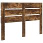 Preview: Kopfteil mit Kopfteil Geräucherte Eiche 150 cm Holzwerkstoff