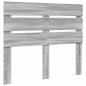 Preview: Kopfteil mit Kopfteil Graues Sonoma 135 cm Holzwerkstoff