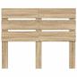 Preview: Kopfteil mit Kopfteil Sonoma-Eiche 120 cm Holzwerkstoff