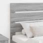 Preview: Kopfteil mit Kopfteil Graues Sonoma 100 cm Holzwerkstoff
