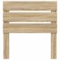 Preview: Kopfteil mit Kopfteil Sonoma-Eiche 90 cm Holzwerkstoff