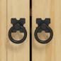 Preview: Schrank mit Regal Honig 60 x 32 x 40 cm Massives Kiefernholz