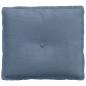 Preview: Rückenkissen Blau 50 x 45 cm Cordstoff