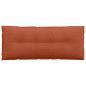 Preview: Rückenkissen Rot-Orange 120 x 50 cm Cordstoff