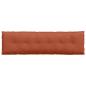 Preview: Rückenkissen Rot-Orange 180 x 50 cm Cordstoff