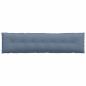 Preview: Rückenkissen Blau 200 x 50 cm Cordstoff