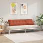 Preview: Rückenkissen Rot-Orange 200 x 50 cm Cordstoff